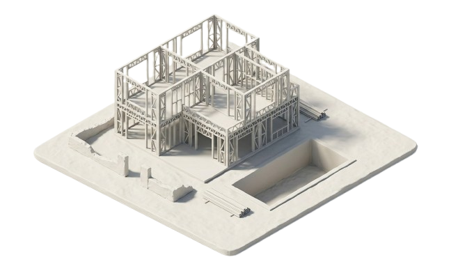 Fase 1: Construção LSF Estrutura